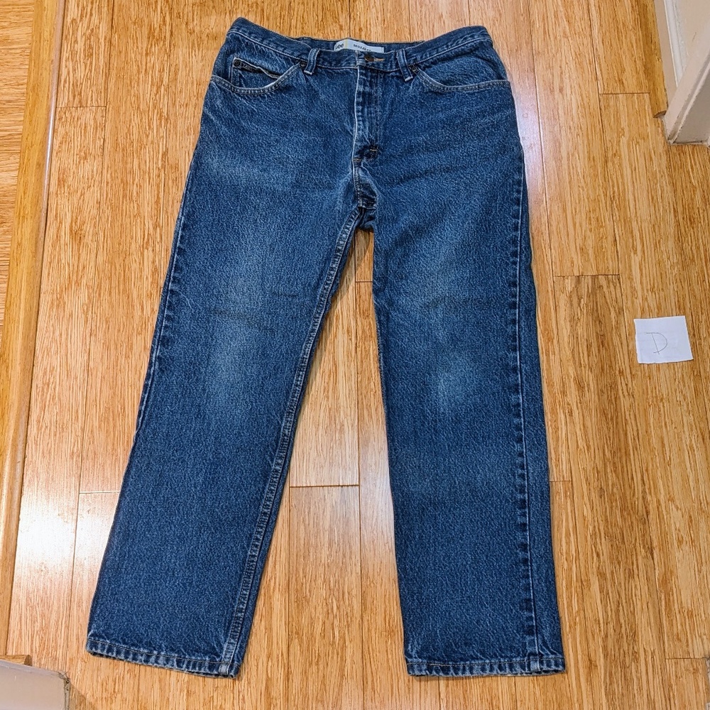 Lee Regular Fit Straight Leg  36x30 Medium Wash Men's Jeans VGUC
